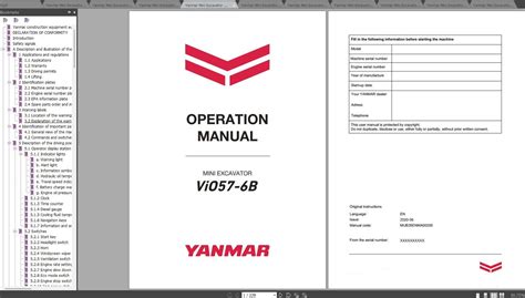 yanmar mini excavator operator's manual|yanmar tractor parts catalog pdf.